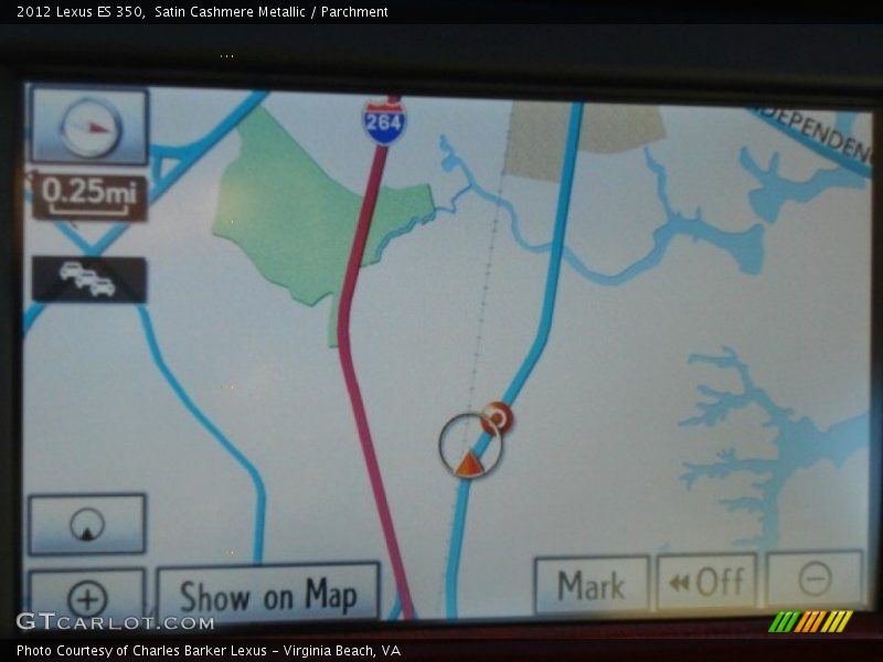 Satin Cashmere Metallic / Parchment 2012 Lexus ES 350