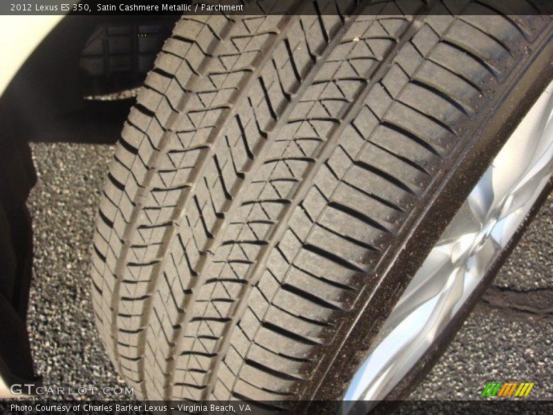 Satin Cashmere Metallic / Parchment 2012 Lexus ES 350