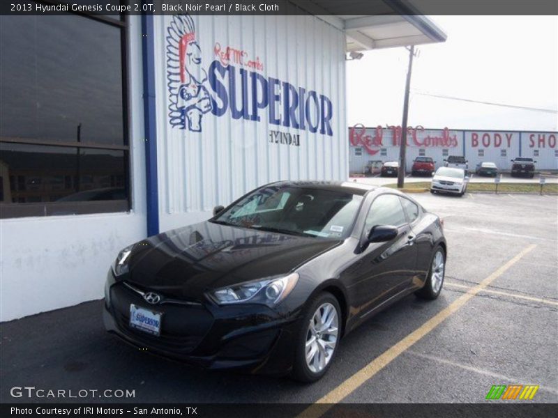 Black Noir Pearl / Black Cloth 2013 Hyundai Genesis Coupe 2.0T