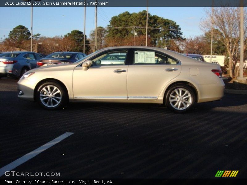 Satin Cashmere Metallic / Parchment 2010 Lexus ES 350