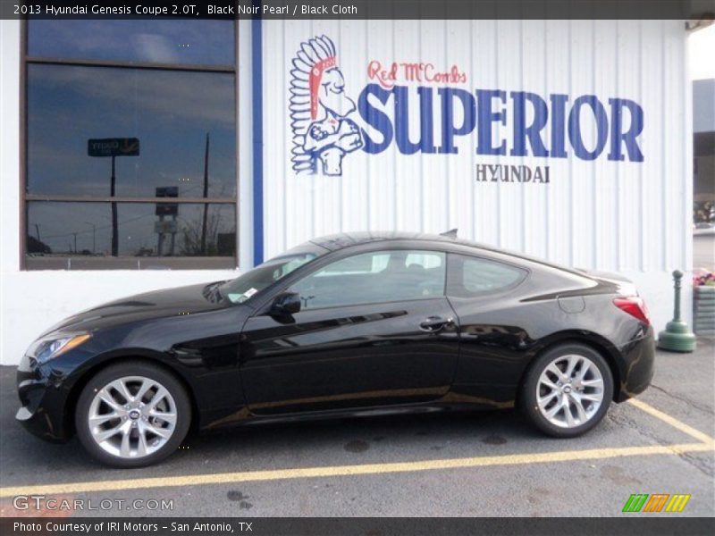 Black Noir Pearl / Black Cloth 2013 Hyundai Genesis Coupe 2.0T
