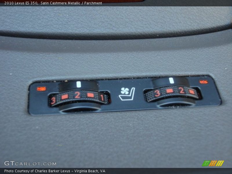 Satin Cashmere Metallic / Parchment 2010 Lexus ES 350