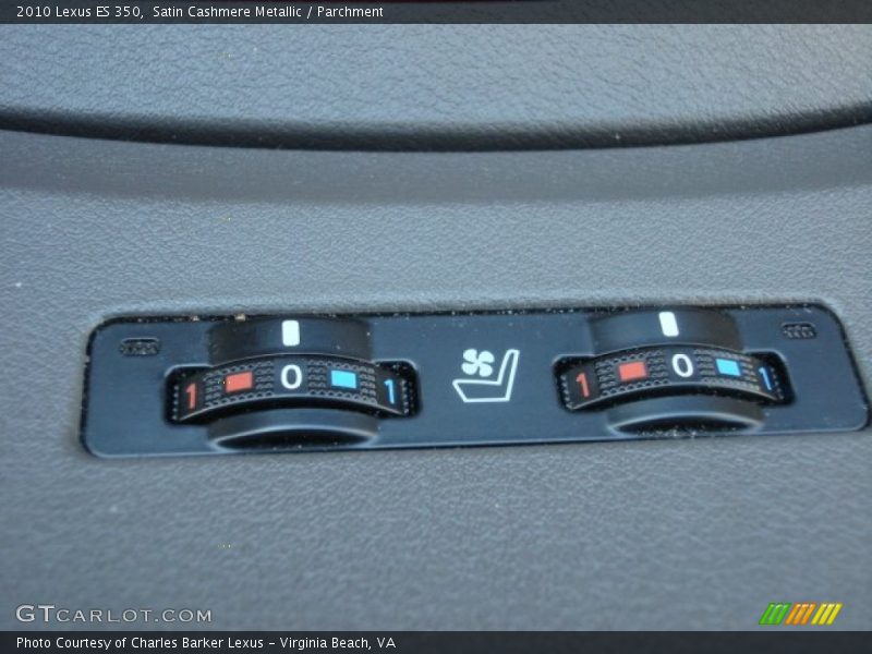 Satin Cashmere Metallic / Parchment 2010 Lexus ES 350