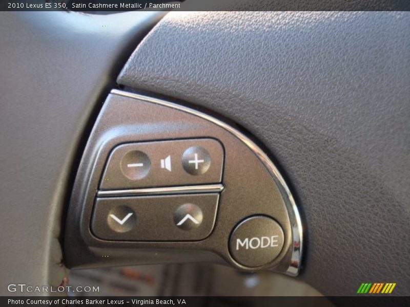 Satin Cashmere Metallic / Parchment 2010 Lexus ES 350