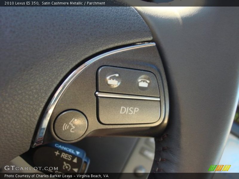 Satin Cashmere Metallic / Parchment 2010 Lexus ES 350