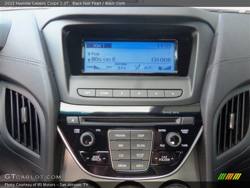 Black Noir Pearl / Black Cloth 2013 Hyundai Genesis Coupe 2.0T