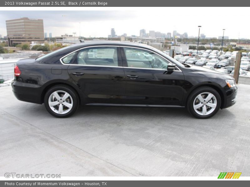 Black / Cornsilk Beige 2013 Volkswagen Passat 2.5L SE