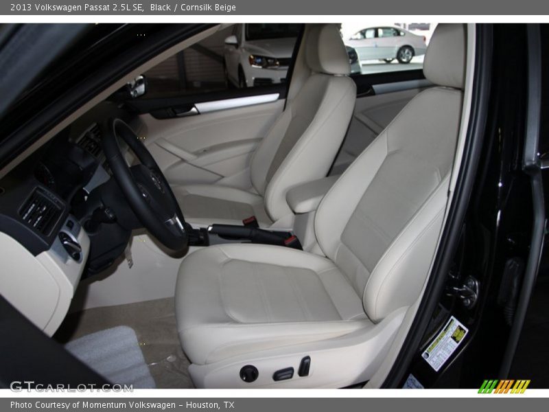 Black / Cornsilk Beige 2013 Volkswagen Passat 2.5L SE