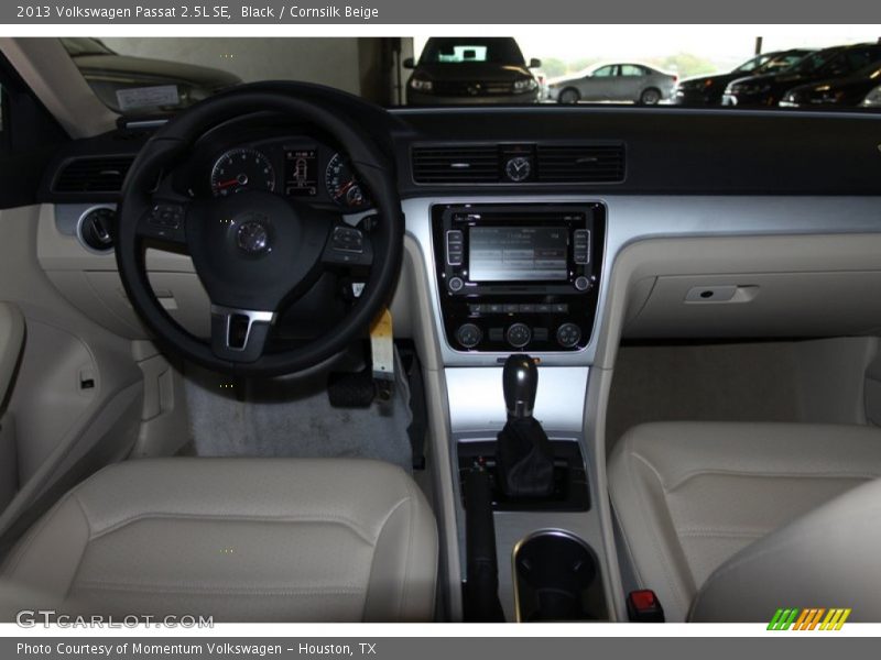 Black / Cornsilk Beige 2013 Volkswagen Passat 2.5L SE