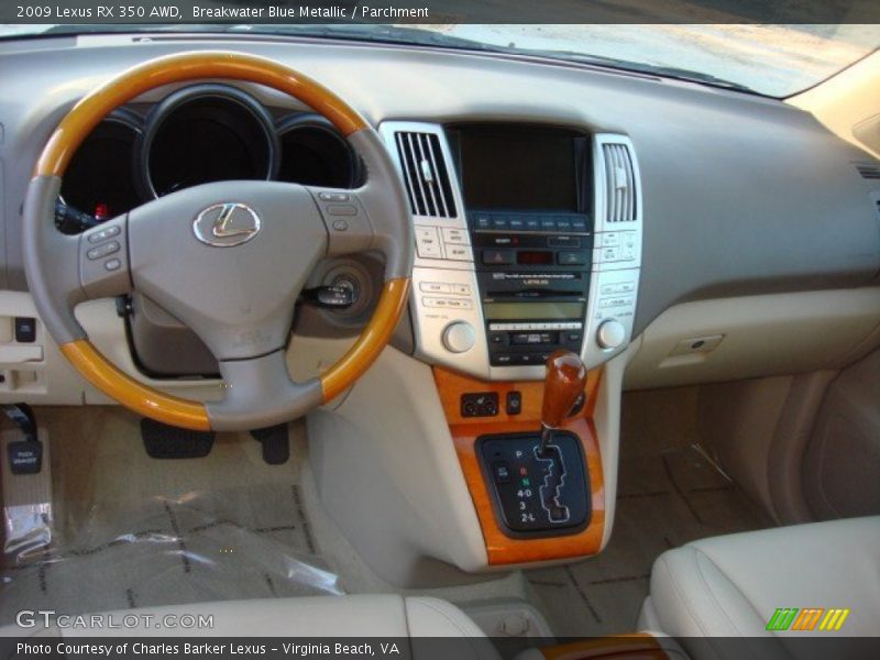 Breakwater Blue Metallic / Parchment 2009 Lexus RX 350 AWD