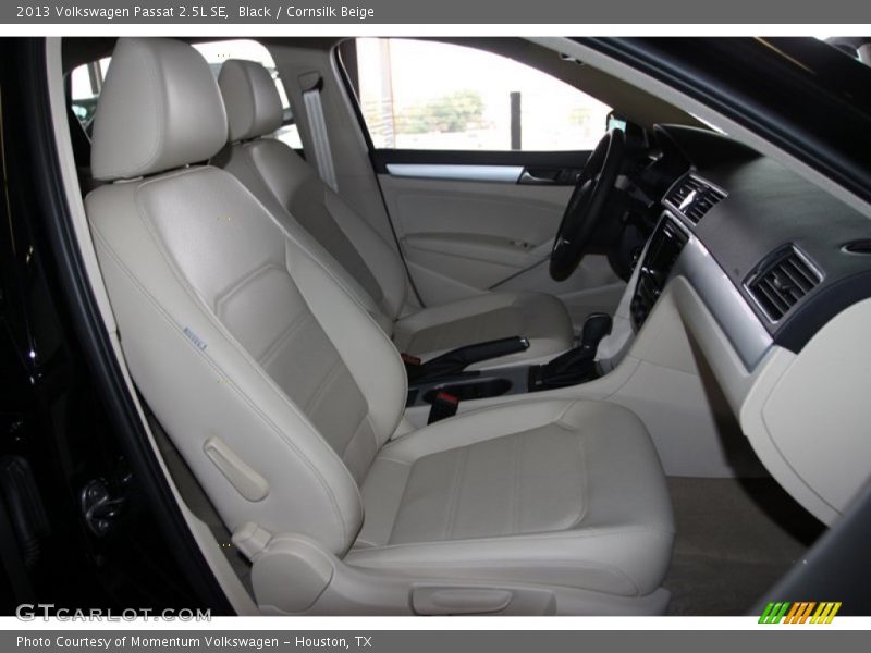 Black / Cornsilk Beige 2013 Volkswagen Passat 2.5L SE