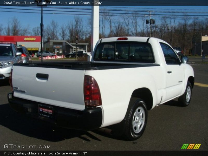 Super White / Graphite Gray 2008 Toyota Tacoma Regular Cab