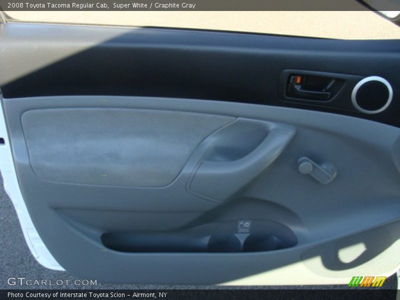 Super White / Graphite Gray 2008 Toyota Tacoma Regular Cab