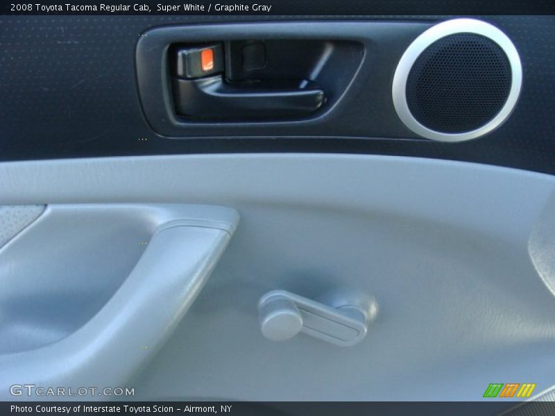 Super White / Graphite Gray 2008 Toyota Tacoma Regular Cab