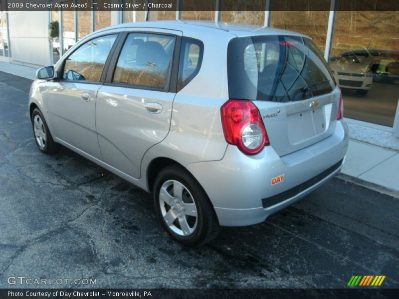 Cosmic Silver / Charcoal 2009 Chevrolet Aveo Aveo5 LT