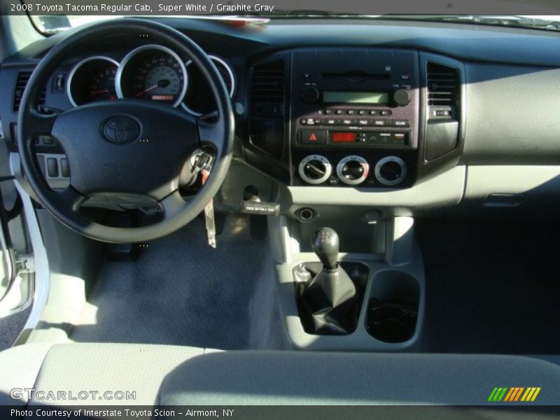 Super White / Graphite Gray 2008 Toyota Tacoma Regular Cab