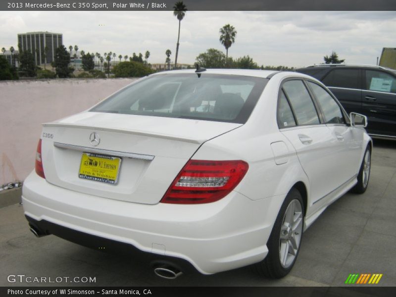 Polar White / Black 2013 Mercedes-Benz C 350 Sport