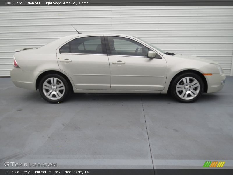 Light Sage Metallic / Camel 2008 Ford Fusion SEL