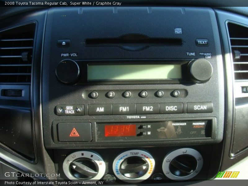 Super White / Graphite Gray 2008 Toyota Tacoma Regular Cab