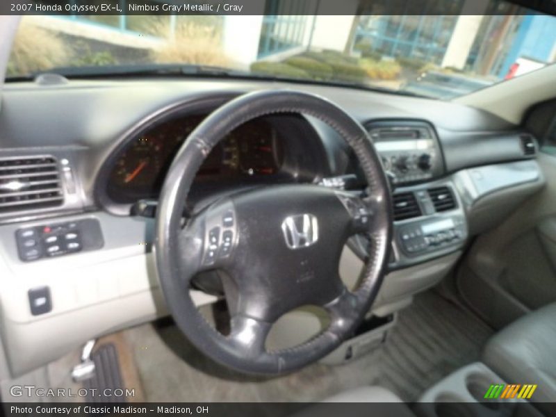 Nimbus Gray Metallic / Gray 2007 Honda Odyssey EX-L