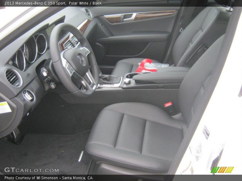 Polar White / Black 2013 Mercedes-Benz C 350 Sport