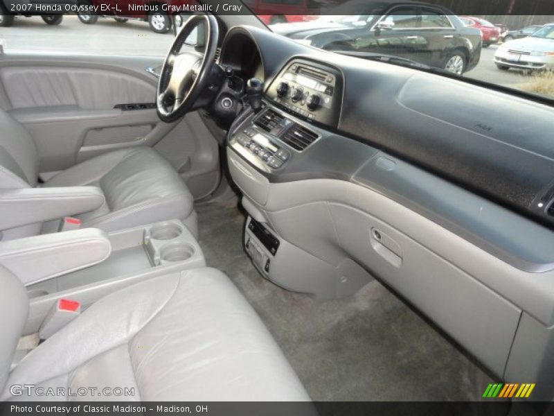 Nimbus Gray Metallic / Gray 2007 Honda Odyssey EX-L