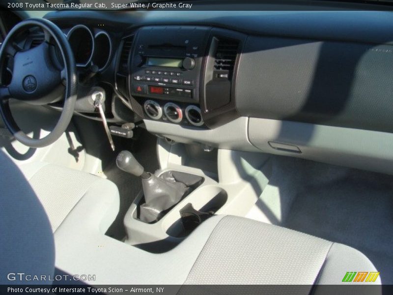 Super White / Graphite Gray 2008 Toyota Tacoma Regular Cab