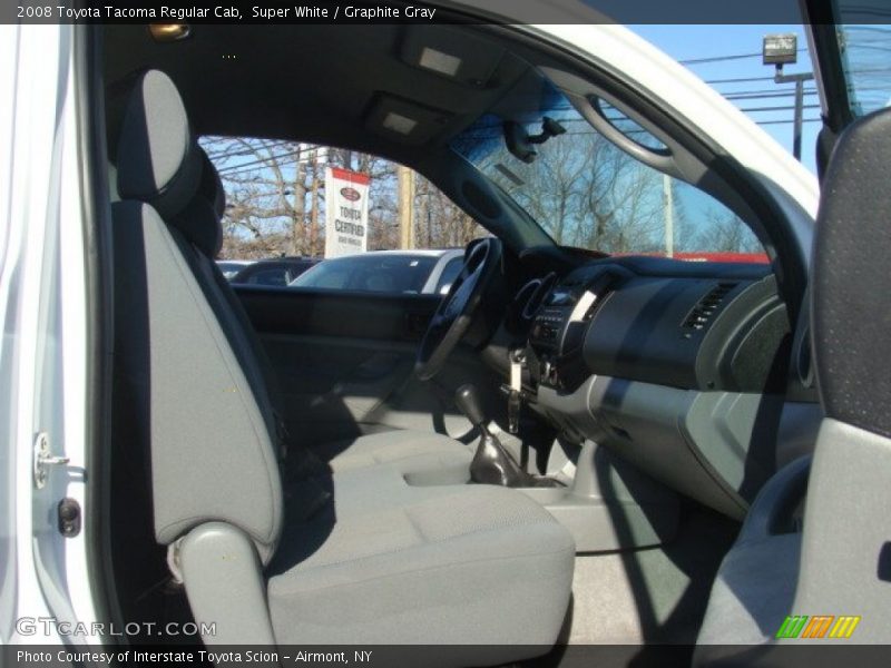 Super White / Graphite Gray 2008 Toyota Tacoma Regular Cab