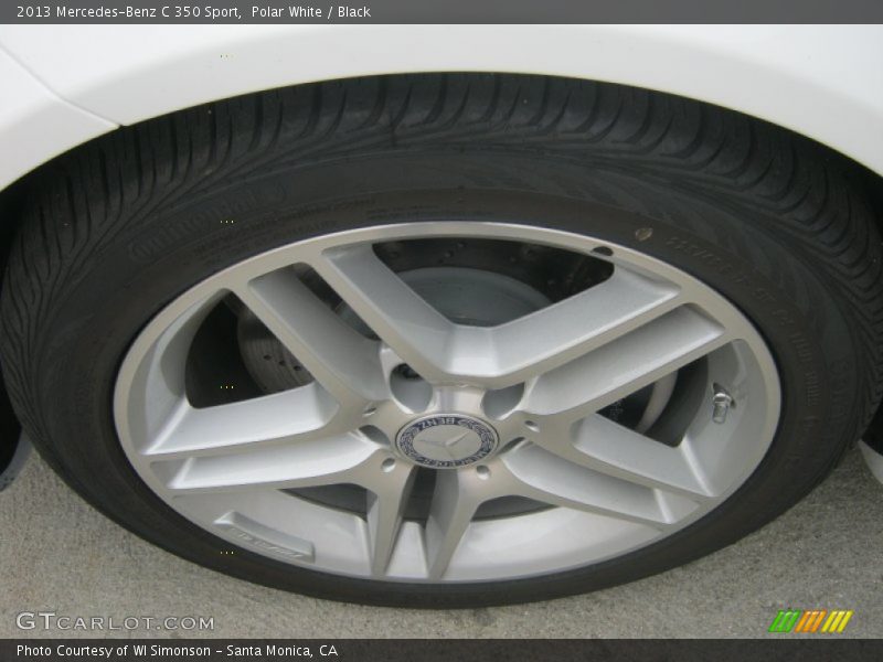Polar White / Black 2013 Mercedes-Benz C 350 Sport