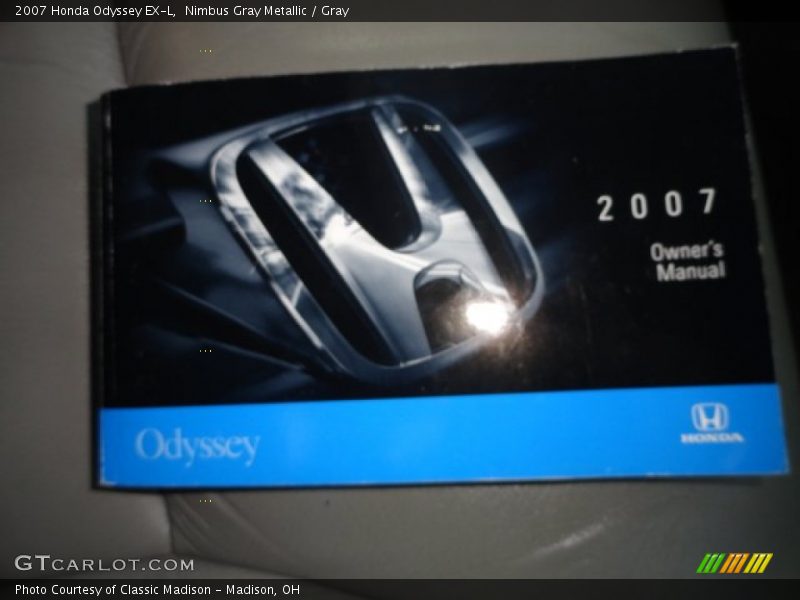 Nimbus Gray Metallic / Gray 2007 Honda Odyssey EX-L