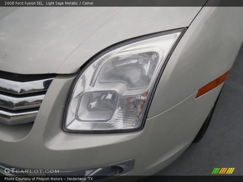Light Sage Metallic / Camel 2008 Ford Fusion SEL