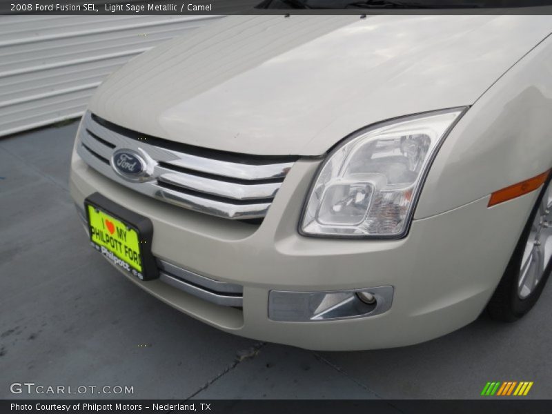 Light Sage Metallic / Camel 2008 Ford Fusion SEL