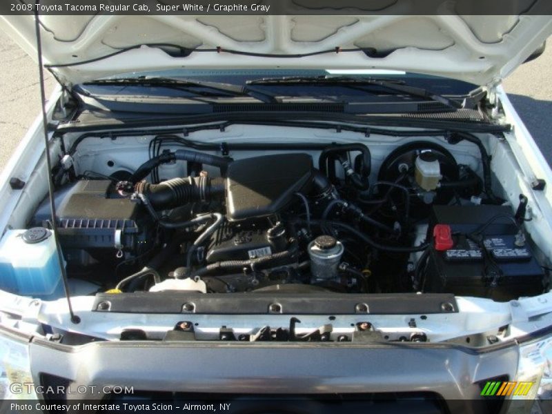 Super White / Graphite Gray 2008 Toyota Tacoma Regular Cab