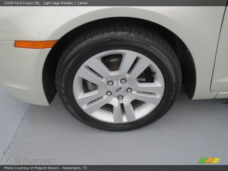 Light Sage Metallic / Camel 2008 Ford Fusion SEL