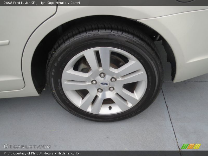 Light Sage Metallic / Camel 2008 Ford Fusion SEL