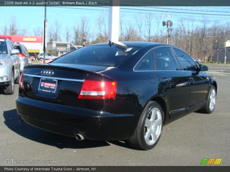 Brilliant Black / Black 2008 Audi A6 3.2 quattro Sedan