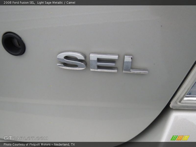 Light Sage Metallic / Camel 2008 Ford Fusion SEL
