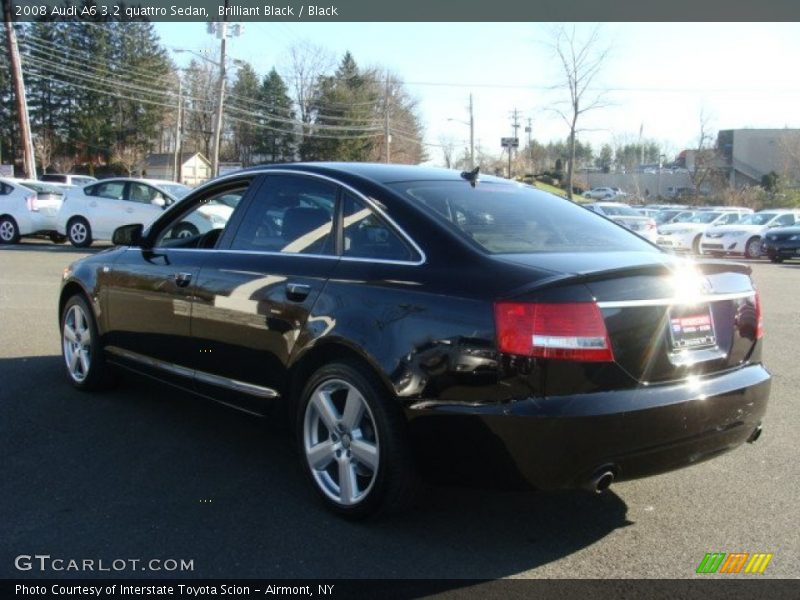 Brilliant Black / Black 2008 Audi A6 3.2 quattro Sedan