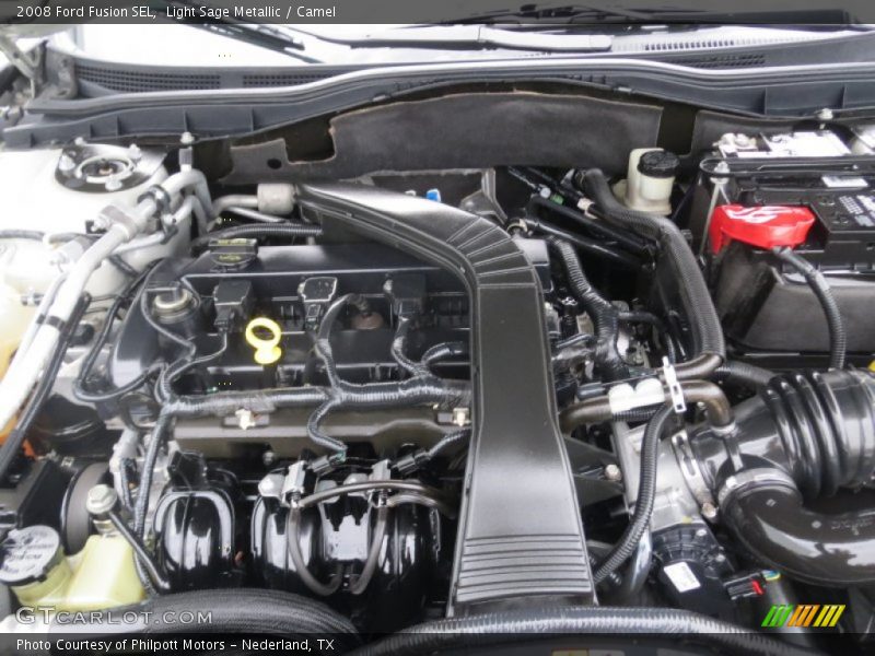 Light Sage Metallic / Camel 2008 Ford Fusion SEL
