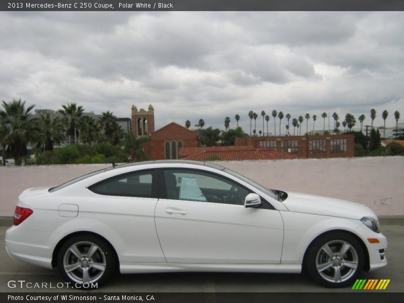 Polar White / Black 2013 Mercedes-Benz C 250 Coupe