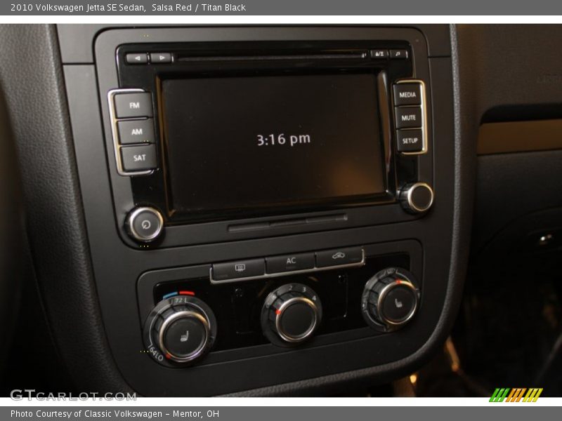Salsa Red / Titan Black 2010 Volkswagen Jetta SE Sedan