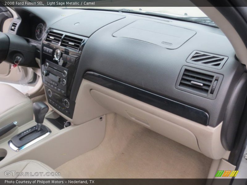 Light Sage Metallic / Camel 2008 Ford Fusion SEL