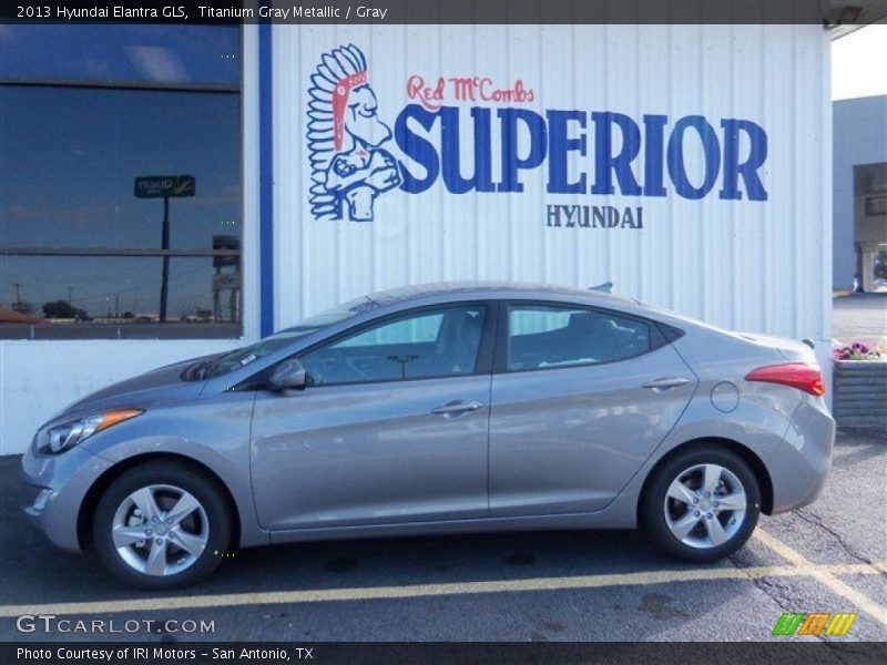 Titanium Gray Metallic / Gray 2013 Hyundai Elantra GLS