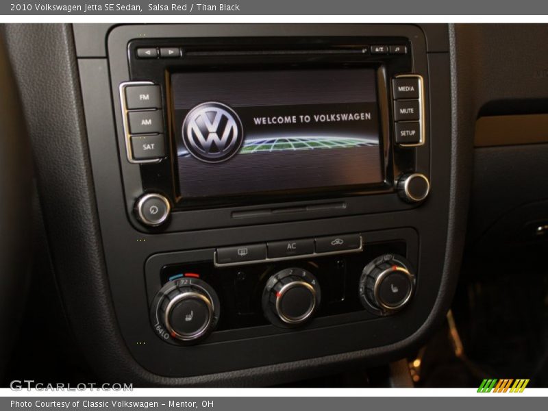 Salsa Red / Titan Black 2010 Volkswagen Jetta SE Sedan