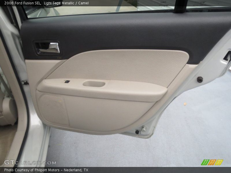Light Sage Metallic / Camel 2008 Ford Fusion SEL