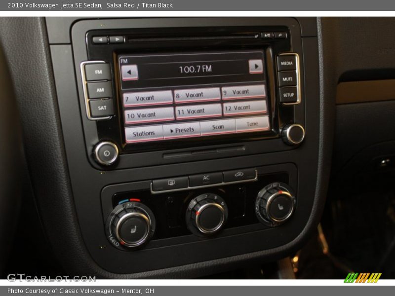 Salsa Red / Titan Black 2010 Volkswagen Jetta SE Sedan