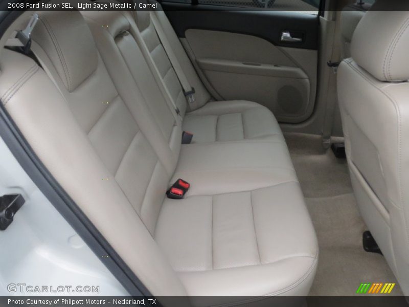 Light Sage Metallic / Camel 2008 Ford Fusion SEL