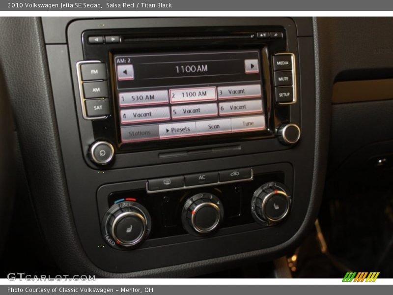 Salsa Red / Titan Black 2010 Volkswagen Jetta SE Sedan
