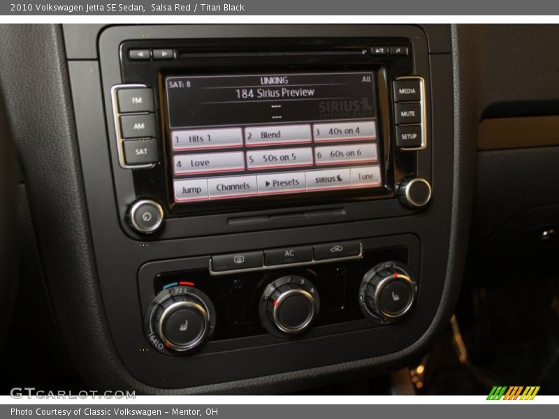 Salsa Red / Titan Black 2010 Volkswagen Jetta SE Sedan