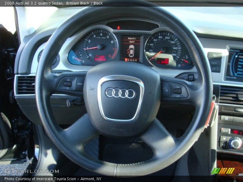 Brilliant Black / Black 2008 Audi A6 3.2 quattro Sedan